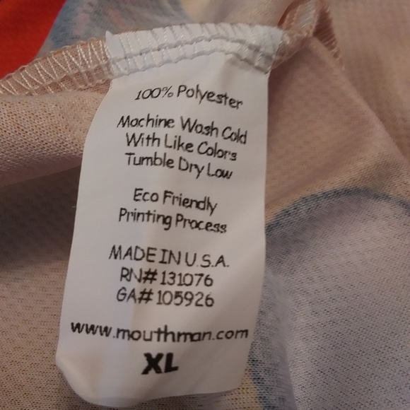 MOUTHMAN Mens long sleeve shirt size XL - Picture 8 of 8